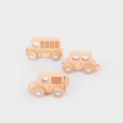 Tickit Natural Wooden City E-vehicles