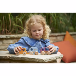 Tickit Rainbow Wooden Adventure Vehicles