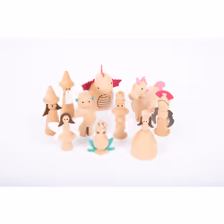 Tickit Wooden Enchanted Figures, 3 yr(s), Multicolour, Wood