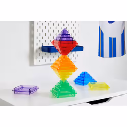 Tickit Translucent Colour Pyramid Builder