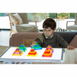 Tickit Translucent Colour Pyramid Builder