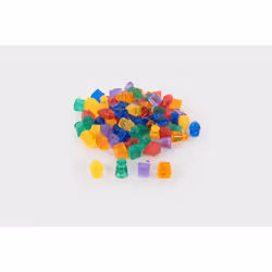 Tickit Translucent Colour Homes, Multicolour