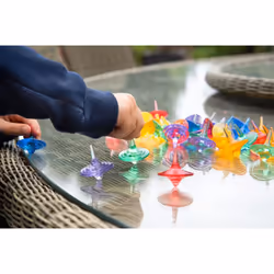Tickit Translucent Colour Spinners