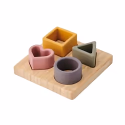 Tickit 54555, 0 yr(s), Bamboo, Silicone, Olive, Orange, Pink, Violet, Wood