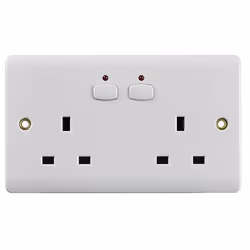 Smart Double Socket (White) Our wall socket is the perfect way of integrating smart controls in to the fabric of your home. ...