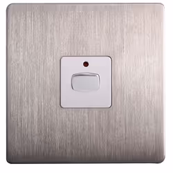 Mi|Home Smart Single Light Switch (Steel) This is a radio controlled switch for the switching of mainspower to lighting and ...