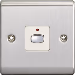 EnerGenie MiHome Smart 6MM Light Switch 1 Gang Dimmer - Steel