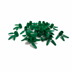LEGO - 30176 Harry Potter Round Plant Shape Bricks with Bamboo Leaves 1x1 Pin 25 Units