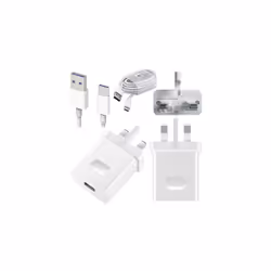 Huawei Super Charge 4.5A Mains Charger Adapter and Genuine 5A Type C USB Cable (Non Retail Packing)