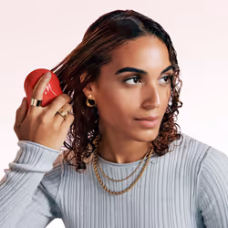Tangle Teezer Original Detangler Brush  Dry & Wet Hair Brush for Thick & Curly Hair Types  Salsa Red