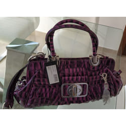 Guess by Marciano Handbag Purple Croc Effect Limited Edition