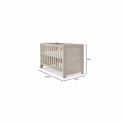 Obaby Nika Cot Bed - Grey Wash