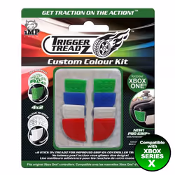 Trigger Treadz 5060176365025, Xbox One, Action grip, Blue, Green, Red, White, Rubber, 8 pc(s), Blister