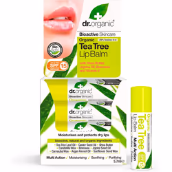 DR ORGANIC Tea Tree Lip balm, 0.021 kg, DR00152