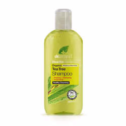 Dr Organic Tea Tree, 265 ml, Shampoo, Unisex, Purifying, Bottle, Aloe vera, Peppermint