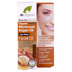 Dr.Organic Moroccan Argan Oil Age Delay Facial Oil, 30ml