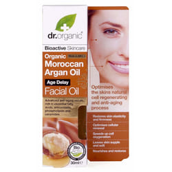 Dr.Organic Moroccan Argan Oil Age Delay Facial Oil, 30ml