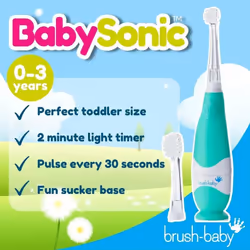 Brush-Baby BabySonic Child Sonic toothbrush Blue, White - Additional view 4