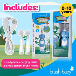 Brush-Baby BRB238 electric toothbrush Child Sonic toothbrush Blue, White - Additional view 4