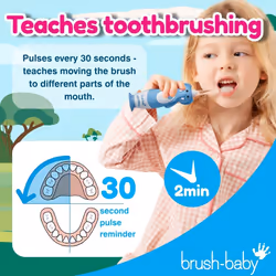 Brush-Baby BRB238 electric toothbrush Child Sonic toothbrush Blue, White - Additional view 6