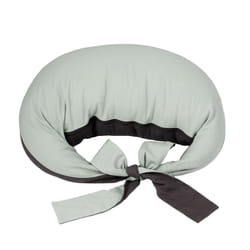 Nursing Pillow - Breastfeeding Baby Maternity Pillow Removable-Washable Cotton Cover (Charcoal and Sage Green)