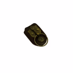 Jack Daniels Western Leather Key Holder with hook clip