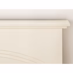 Adam Truro Fireplace Suite in Ivory with Helios Electric Fire, 2000 Watt