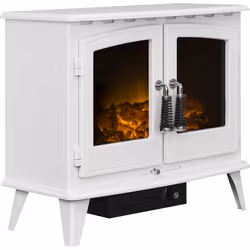 Adam 18188 fireplace Indoor Freestanding fireplace Electric White
