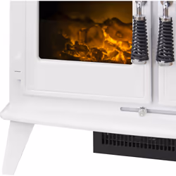 Adam 18188 fireplace Indoor Freestanding fireplace Electric White