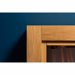 Adam Monet Fireplace Suite in Oak with Electric Fire, 23 Inch