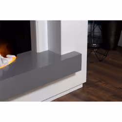 Adam 21709 fireplace Indoor Freestanding fireplace Electric Grey, White