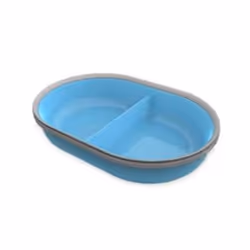Segula 70927, Universal, Plastic, Blue, Grey, Pet feeding bowl, Monochromatic, 0.4 L