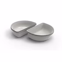 Segula 70963, Universal, Plastic, Grey, Pet feeding bowl, Monochromatic, 0.2 L