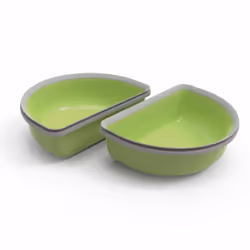 Segula 70961, Universal, Plastic, Green, Pet feeding bowl, Monochromatic, 0.2 L