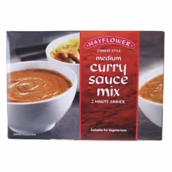 2 x Mayflower Chinese Curry Sauce Medium 255g
