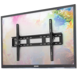 Duronic TVB123M TV Bracket, Wall Mount for 32-60" Television Screen, Tilting Action -12, VESA up to 600x400mm, For Flat Screen LCD/LED/OLED/QLED