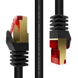 Duronic 2H-CGYW-2O2O networking cable Black 15 m Cat6a F/UTP (FTP)