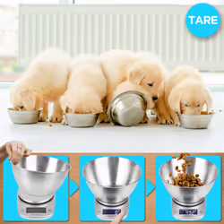 Duronic KS5000 SR/SS Digital Kitchen Scales, 2L Weighing Bowl, 5kg Capacity, LCD Backlit Display, Add & Weigh Tare Function, 1g Precision (Silver) - Additional view 6
