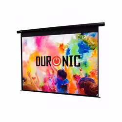 Duronic EPS92/169 92" Electric Projector Screen, 92 Inch Wall Mountable HD Projector Screen, 16:9 Ratio, White +1 Gain Factor ...
