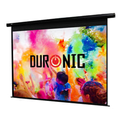 Duronic EPS80/43 80" Electric Projector Screen, 80 Inch Wall Mountable HD Projector Screen, 4:3 Ratio, Matte White +1 Gain Factor (163x122cm/64x48in)