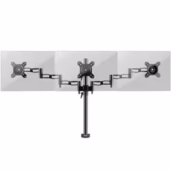 Duronic DM353 Triple Three LCD LED Desk Mount Arm Monitor Stand Bracket
