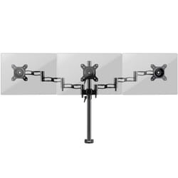 Duronic DM353 Triple Three LCD LED Desk Mount Arm Monitor Stand Bracket