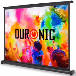 Duronic DPS40/43 40" Desktop Projector Screen, 40 Inch Wall Mountable HD Projector Screen with 4:3 Ratio, Matte White +1 Gain ...