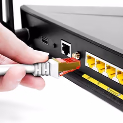 Duronic PF-VOQR-0UA7 networking cable White 1 m Cat6a F/UTP (FTP)