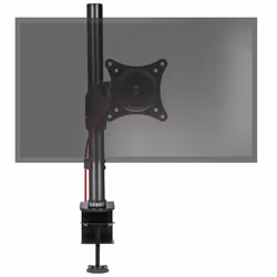 Duronic DM451X1 Single Monitor Stand for 15-27â PC Screen Up to 8KG, VESA Bracket, Ergonomic Arm with Adjustable Height/Til ...