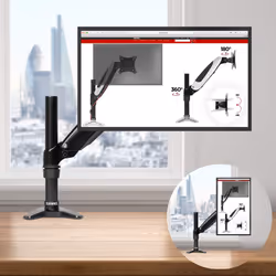 Duronic DM551X1 Single Monitor Stand for 15-27
