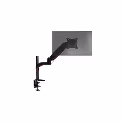 Duronic Monitor Arm Stand DM551X2 | Single PC Desk Mount | BLACK | Aluminium | Height Adjustable | For One 15-27 LED LCD Scre ...