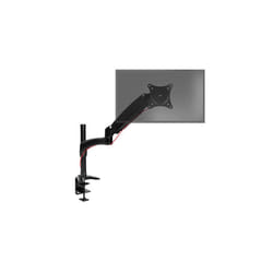 Duronic Monitor Arm Stand DM551X2 | Single PC Desk Mount | BLACK | Aluminium | Height Adjustable | For One 15-27 LED LCD Screen | VESA 75/100 | 7