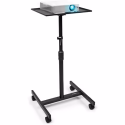 Duronic Projector Stand WPS20 | Adjustable Video Projector Floor Table on Wheels | Tall Moveable Laptop Trolley | Portable | ...