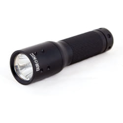 Duronic RFL283AA LED Torch, Bright Aluminium CREE Flashlight, 110 Lumens, Water-Resistant, Easy-Grip Handle, Battery Operated